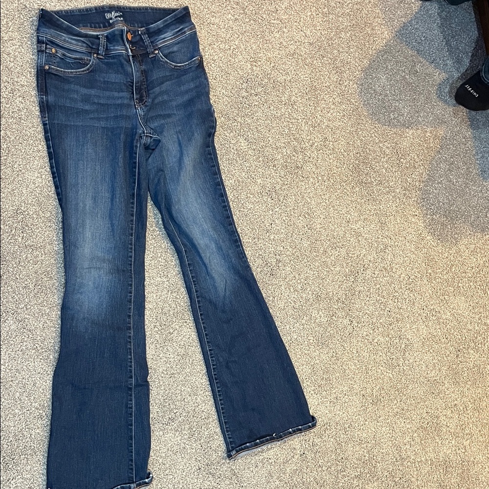 dark blue ever flex jeans (maurices)